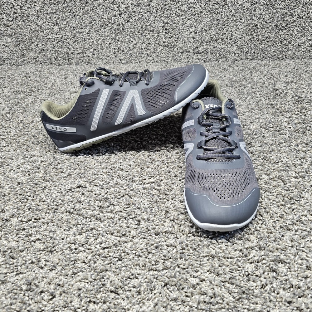 Xero HFS Shoes Mens Size 12 Gray Mesh Barefoot Running Sneakers Minimal